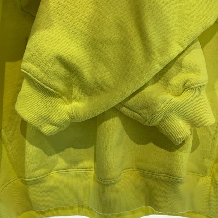 VETEMENTS ヴェトモン Logo-Printed Hoodie フロントロゴプリント プルオーバースウェットパーカー イエロー 蛍光 オーバーサイズ UE51TR820Y Size XS 福生店