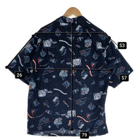 THE NORTH FACE ノースフェイス Aloha Vent Shirt アロハベントシャツ 半袖 ポリエステル ネイビー NR22330 Size L 福生店