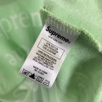 SUPREME シュプリーム 18SS Jacquard Logo Crewneck ジャカード ロゴ クルーネックスウェットトレーナー グリーン Size L 福生店