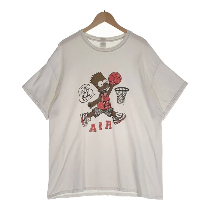 Air Bart "Can't Touch This" T-Shirt シンプソンズ バート エアバート 半袖 Tシャツ ホワイト Size XL 福生店