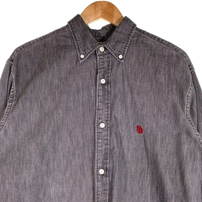 STANDARD CALIFORNIA スタンダードカリフォルニア DENIM BUTTON DOWN SHIRT デニム ボタンダウンシャツ グレー Size L 福生店