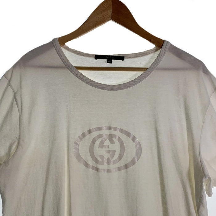 Gucci グッチ オールドエンブレム プリント Tシャツ ホワイト 並行品 Size XXL 福生店