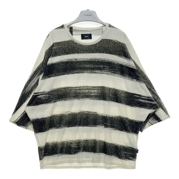 glamb グラム Simons border CS シモンズボーダーカットソー パイル地 ホワイト ブラック GB17SM/CS20 Size 4 瑞穂店