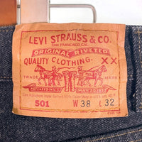 90's Levi's リーバイス 501 ボタン裏653 カンヌキ ボタンフライ デニムパンツ ブラック 501-6508 USA製 Size W38 L32 福生店