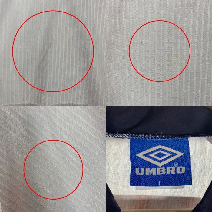 Umbro アンブロ イングランド代表 ベッカム 7 サッカージャージ 長袖 ホワイト フランスW杯 Size L 福生店