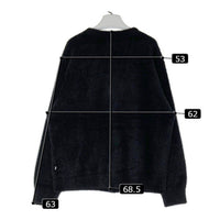 STUSSY ステューシー 22AW Shaggy Cardigan シャギーカーディガン 117094 ブラック SizeL 瑞穂店