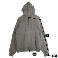 BILLIONAIRE BOYS CLUB ビリオネアボーイズクラブ サーマル ジップアップ フーディー パーカー グレー Size L 福生店