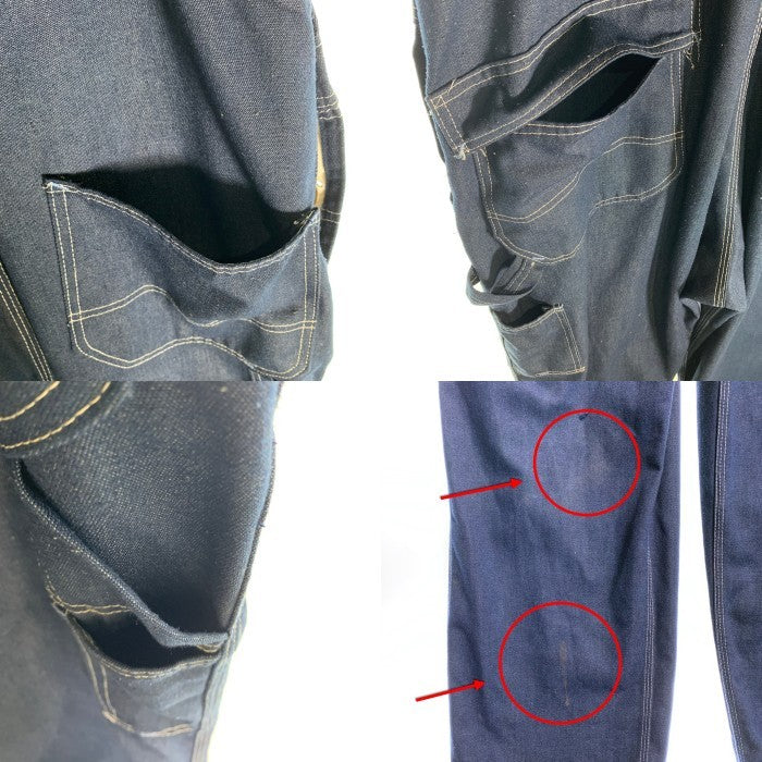 Sears シアーズ TOUGHSKINS デニムオーバーオール インディゴ Size 38×32 福生店