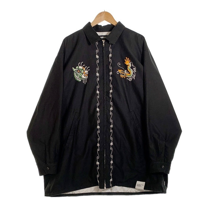 NEIGHBORHOOD ネイバーフッド 23AW SOUVENIR SHIRT JACKET スーベニアシャツジャケット ブラック 232AQNH-SHM05 Size L 福生店