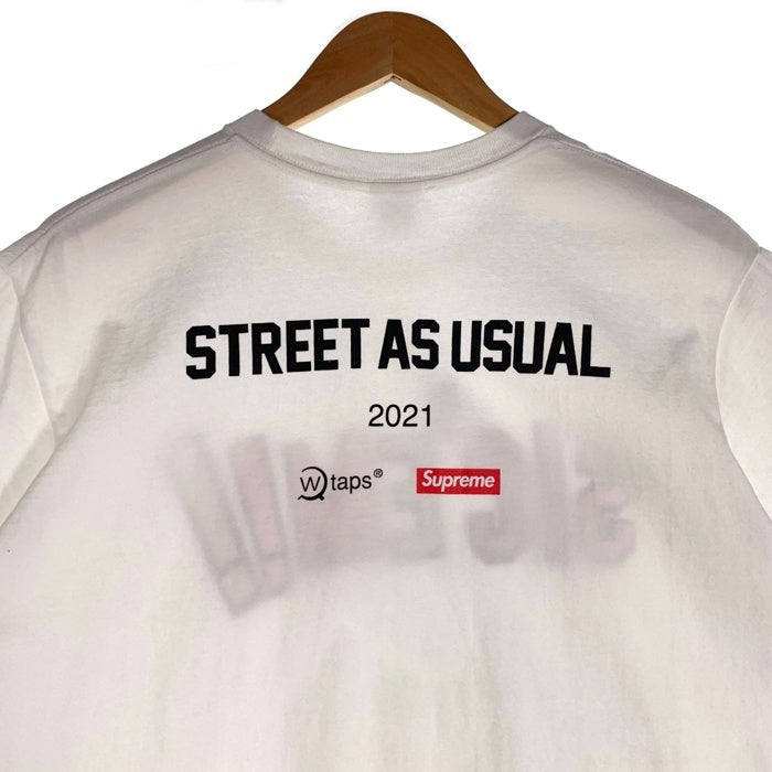 SUPREME シュプリーム WTAPS ダブルタップス 21AW Sic'em! Tee 半袖 Tシャツ ホワイト Size M 福生店