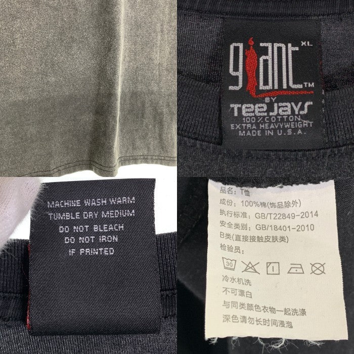 90's TITANIC タイタニック プリント 半袖 Tシャツ ブラック 1998コピーライト giant USA製 Size XL 福生店