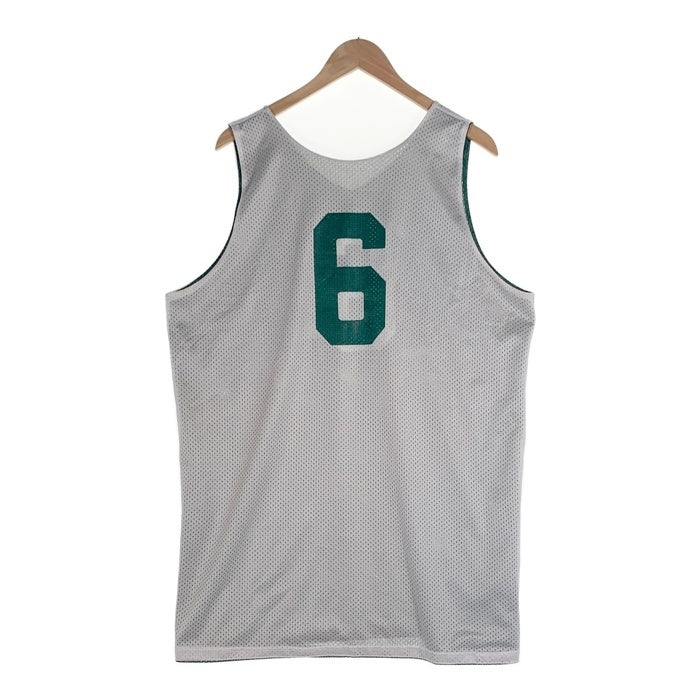 SAXON KING of the COURT バスケットボール バスケ タンクトップ ホワイト グリーン カナダ製 Size XL 福生店