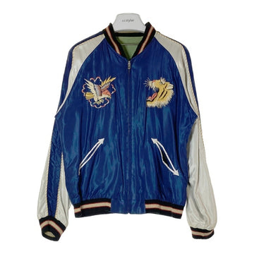 TOYO ENTERPRISE 東洋エンタープライズ  TT13608 SOUVENIR JACKET JAPAN MAP×DRAGON スカジャン ネイビー sizeM 瑞穂店