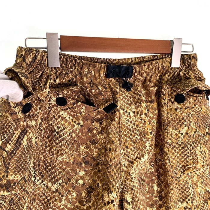 SUPREME シュプリーム NIKE ACG ナイキエーシージー 22AW Nylon Trail Short Pant ナイロン トレイル ショートパンツ 総柄 ゴールド DN3260-277 Size S 福生店