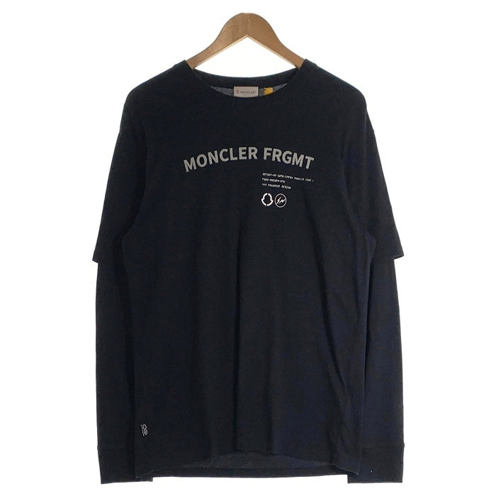 MONCLER GENIUS モンクレール ジーニアス FRAGMENT フラグメント MAGLIA T-SHIRT M/LUNGA LS T-SHIRT 長袖 Tシャツ F209U8D70210 8392B Size S 福生店