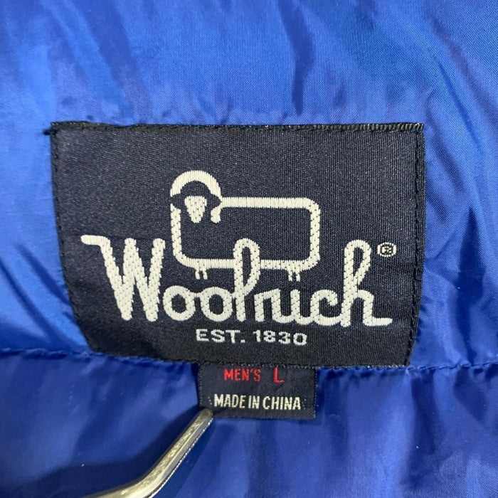 80's WOOLRICH ウールリッチ ダウンベスト ブルー Size L 福生店