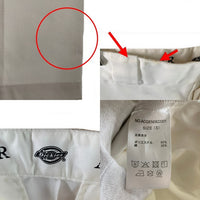 Dickies ディッキーズ AIVER アイバー リベット ダブルニー ワーク パンツ ホワイト ACGEN0822001 Size S 福生店