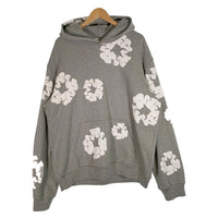 DENIM TEARS デニムティアーズ COTTON WREATH HOODIE コットンリース プルオーバースウェットパーカー グレー Size XL 福生店