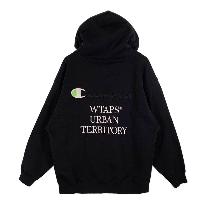 WTAPS ダブルタップス 22AW Champion チャンピオン Academy Hooded 刺繡 プルオーバースウェットパーカー 222HBCHD-CSM04S Size L 福生店