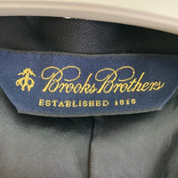 Brooks Brothers ブルックスブラザーズ 19-10-2170 ウール 金釦 ブレザー 段返り3B シングル テーラードジャケット ネイビー size40SHT ① 瑞穂店