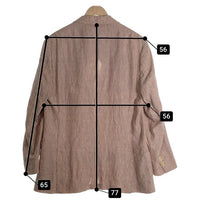 Brooks Brothers ブルックスブラザーズ リネン マルチストライプ 3B テーラードジャケット イタリア製 肩パッド Size L 相当 福生店