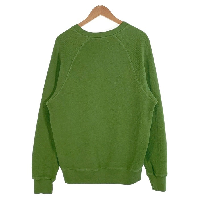 Lacoste ラコステ オーガニックコットン 鹿の子 クルーネックスウェットトレーナー グリーン SH2174 Size M 福生店
