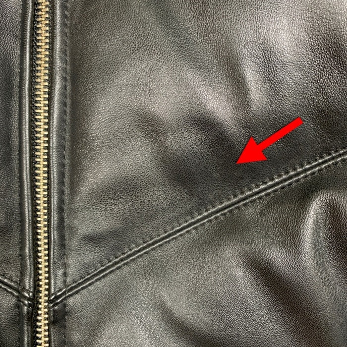 SUPREME シュプリーム 05AW Leather Down Jacket レザーダウンジャケット ブラック ファー Size L 福生店