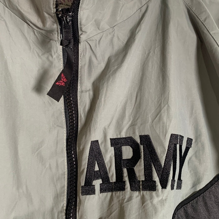 00's U.S.ARMY 米軍 IPFU JACKET ナイロン トレーニングジャケット ミリタリー グレー 8415-01-465-4820 04年会計 Size S-S 福生店
