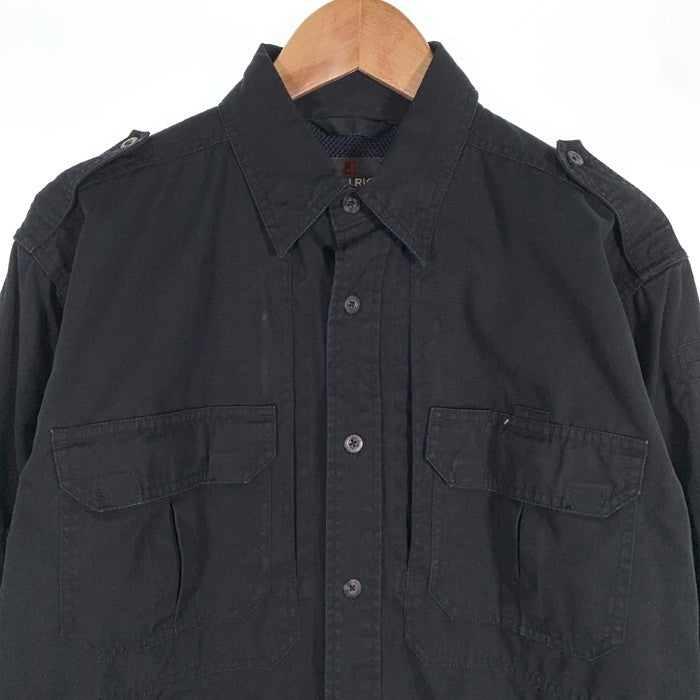 WOOLRICH ウールリッチ ELITE SERIES TACTICAL タクティカルシャツ ブラック 裏地メッシュ エポーレット Size M 福生店