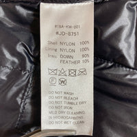 DANTON ダントン ダウンジャケット ナイロン ブラック JD-8751 Size 40 瑞穂店