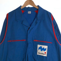 RENFORT＋ 企業物 コットン ジップアップ フレンチ ワーク ジャケット ブルー フランス製 Size 50 福生店