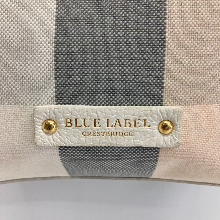BLUE LABEL CRESTBRIDGE ブルーレーベル クレストブリッジ チェック 2WAY ハンドバッグ ホワイト 瑞穂店