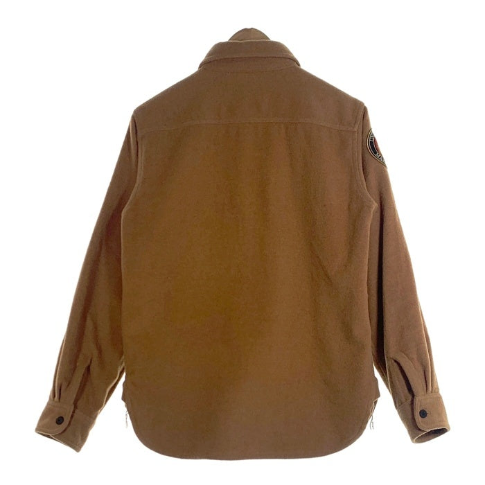 STUDIO D'ARTISAN ステュディオダルチザン U.S.Marines ウール CPO シャツ キャメル 5477 Size M 福生店