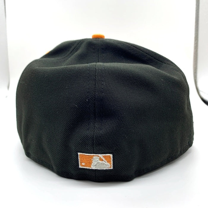 New Era ニューエラ 59FIFTY MLB シカゴ・カブス ベースボールキャップ ブラック オレンジ Size 7 1/2 (59.6cm) 福生店