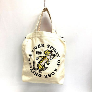Onitsuka Tiger オニツカタイガー タイガー刺繍 2WAY キャンバス ショルダーバッグ キナリ 瑞穂店