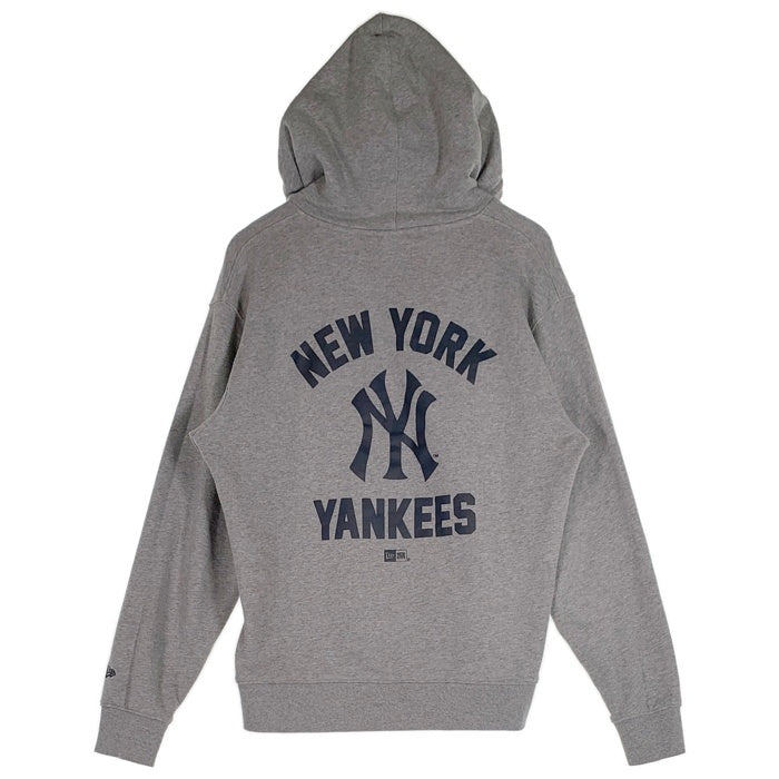 NEWERA ニューエラ Newyork Yankees ニューヨークヤンキース スウェット プルオーバーフーディー パーカー グレー Size XXL 福生店