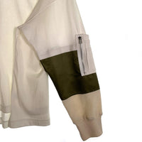 DISCOVERED ディスカバード SWITCH SLEEVE CUTSEWN ロンT ロングスリーブ 長袖 Tシャツ ホワイト オリーブ DC-AW25-CU-18 Size 2 福生店