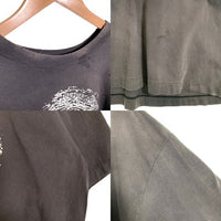 SAINT Mxxxxxxセントマイケル 24AW SS TEE CHOSEN ヴィンテージ加工 プリントTシャツ フェードブラック SM-YS1-0000-004 Size XL 福生店