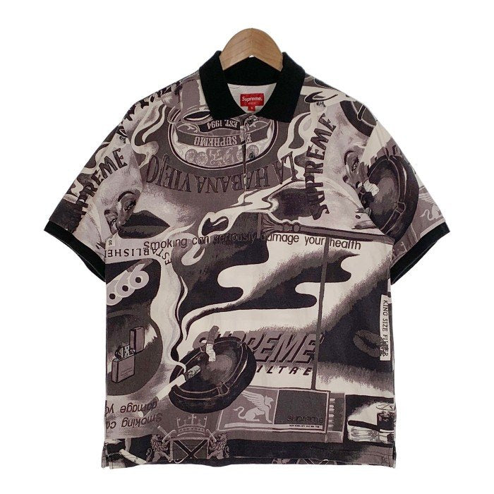 SUPREME シュプリーム 20SS Filtre Polo フィルター ポロシャツ 総柄 ブラック Size S 福生店