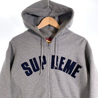 SUPREME シュプリーム 24FW Arc Thermal Zip Up Hooded Sweatshirt アーク サーマル ジップアップ フーディー パーカー グレー Size S 福生店