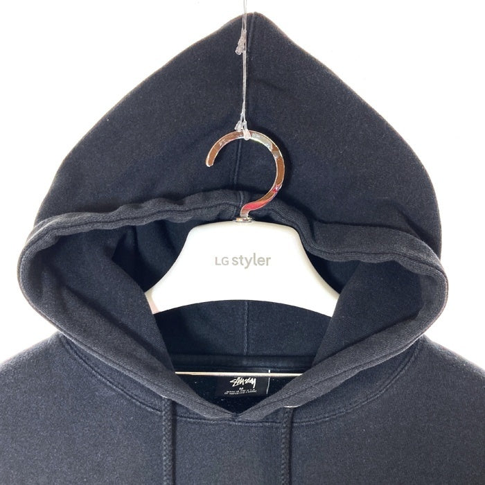 STUSSY ステューシー USA製 ワールドツアー プルオーバーパーカー ブラック sizeM 瑞穂店