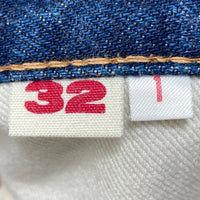 H.R.M. ハリウッドランチマーケット PP4XX ボタンフライ ストレートデニムパンツ ジーンズ インディゴ Size 32 瑞穂店