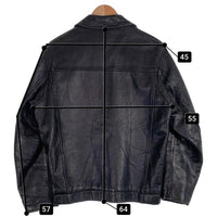 70`s 80`s Pinet Maitre tailleur ピネ メートル タイユール フランス軍 パイロット レザージャケット ブラック Size M相当 福生店