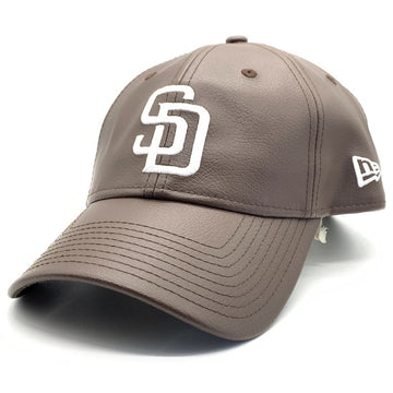New Era ニューエラ MLB サンディエゴ・パドレス 9FIFTY フェイクレザー ベースボールキャップ ブラウン 福生店
