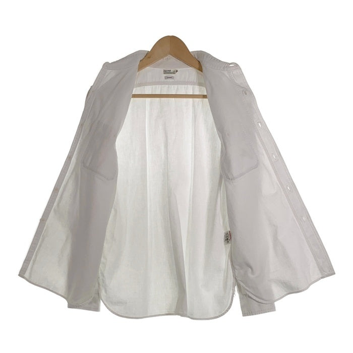 WAREHOUSE ウエアハウス 3035 TRIPLE STITCH WORK SHIRT LOOSE-FIT ワークシャツ 長袖 ホワイト マチ付き Size 36 福生店