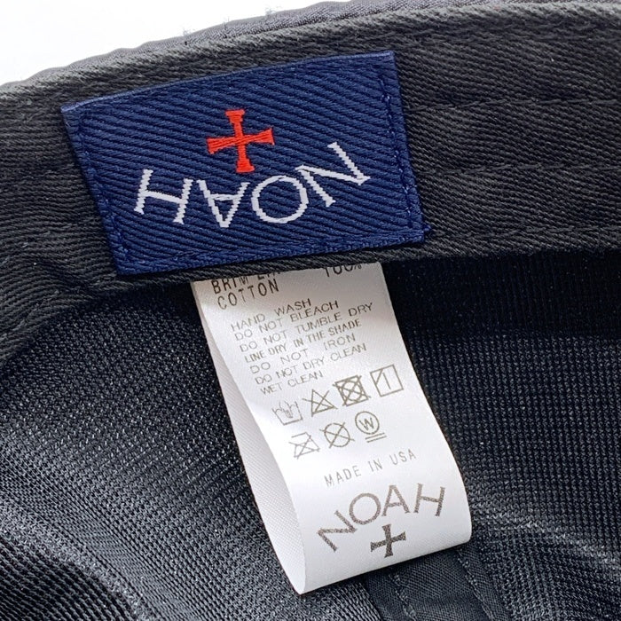 NOAH ノア 24SS ポリエステル 帽子 キャップ  ブラック USA製 福生店