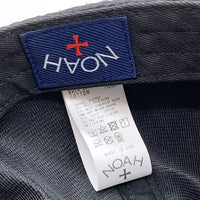 NOAH ノア 24SS ポリエステル 帽子 キャップ  ブラック USA製 福生店