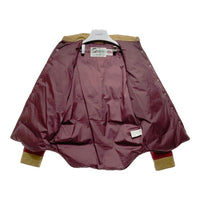 Schott ショット M83148 シャツジャケット ダウンジャケット レッドxブラウン size36 瑞穂店