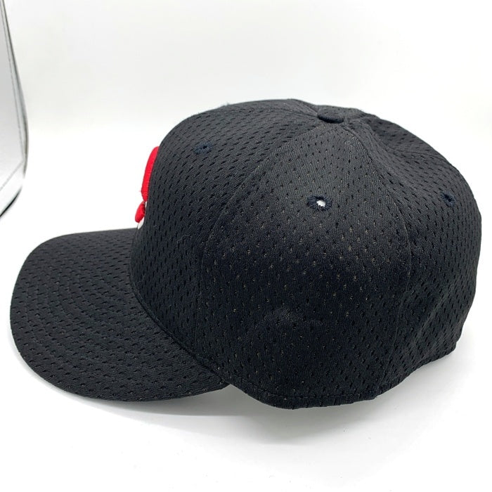 90's New Era ニューエラ MLB クリーブランド・インディアンス 59FIFTY メッシュ ベースボールキャップ ポリエステル USA製 Size 7 1/8 (56.8cm) 福生店