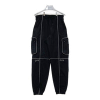 OY オーワイ カーゴ ジョガーパンツ リフレクターパイピング ブラック Size S 相当 瑞穂店